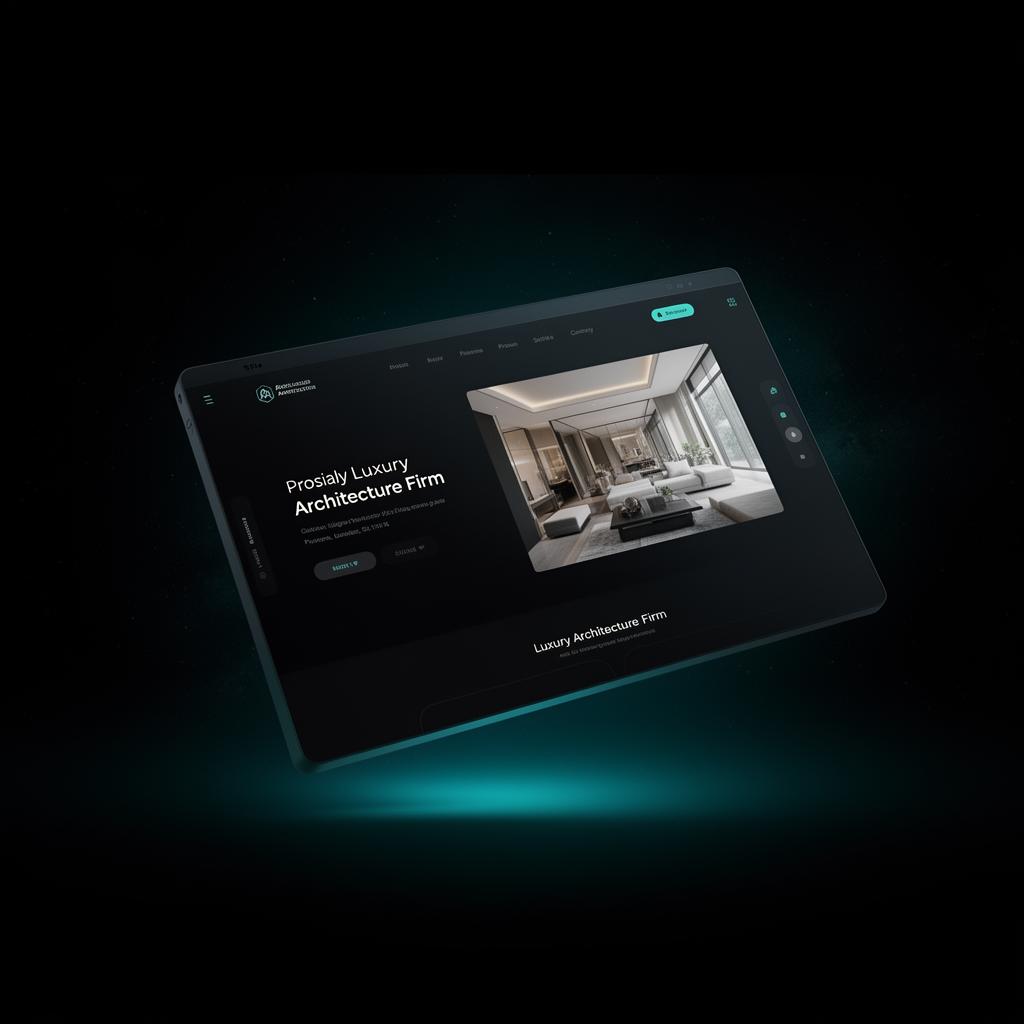 Mockup de website premium criado pela BSI